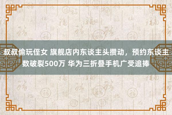 叔叔偷玩侄女 旗舰店内东谈主头攒动，预约东谈主数破裂500万 华为三折叠手机广受追捧