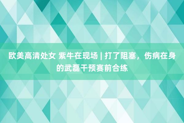 欧美高清处女 紫牛在现场 | 打了阻塞，伤病在身的武磊干预赛前合练