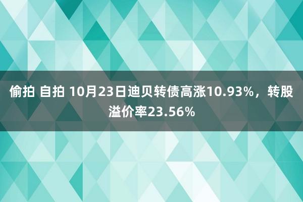 偷拍 自拍 10月23日迪贝转债高涨10.93%，转股溢价率23.56%