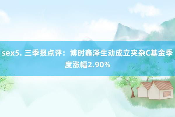 sex5. 三季报点评：博时鑫泽生动成立夹杂C基金季度涨幅2.90%